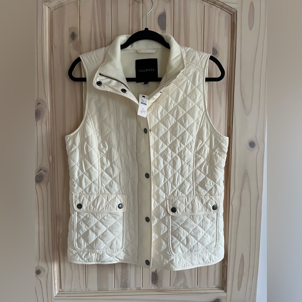 Talbots Women’s Diamond Quilted Vest